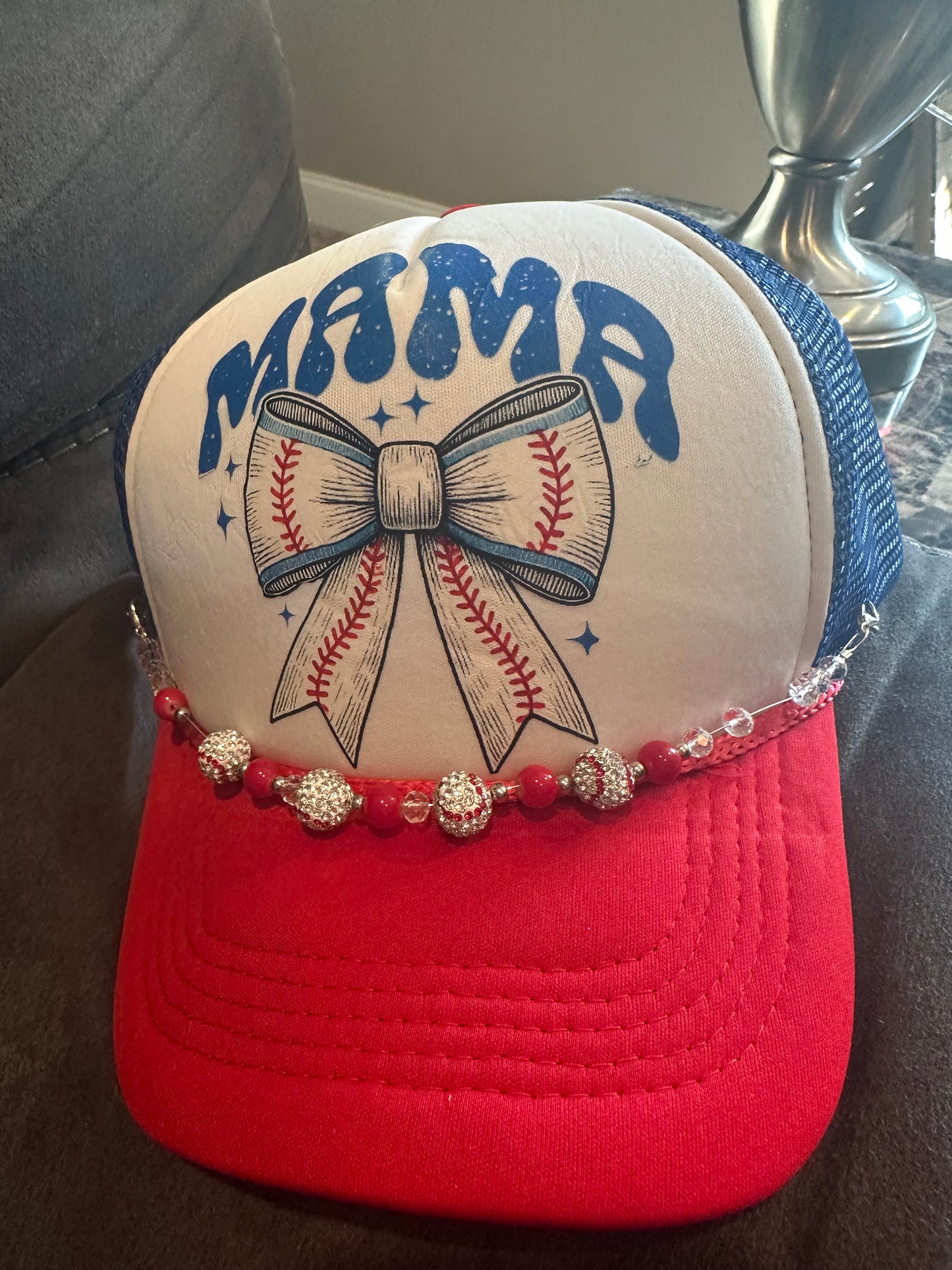 Baseball Mama Trucker Hat