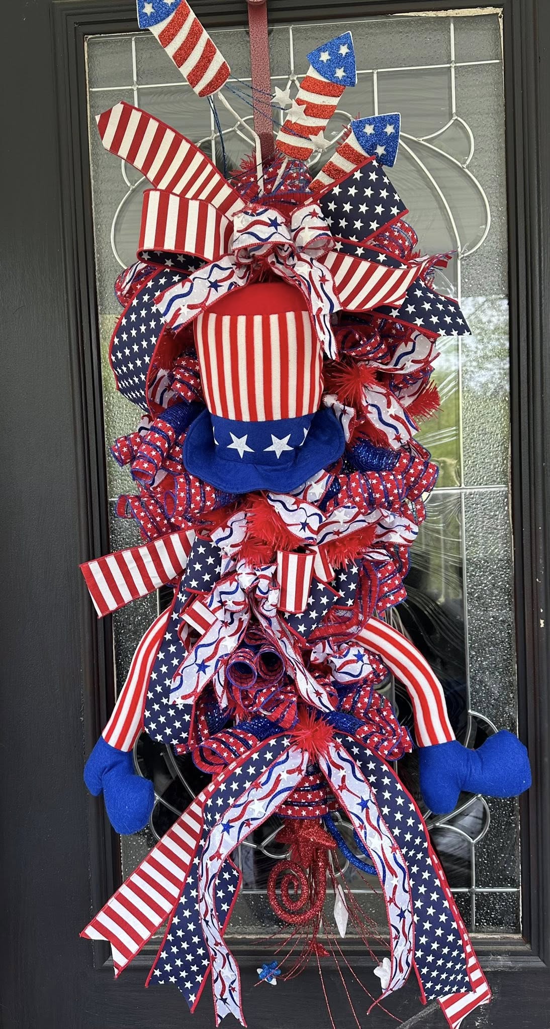 Uncle Sam Wreath Swag