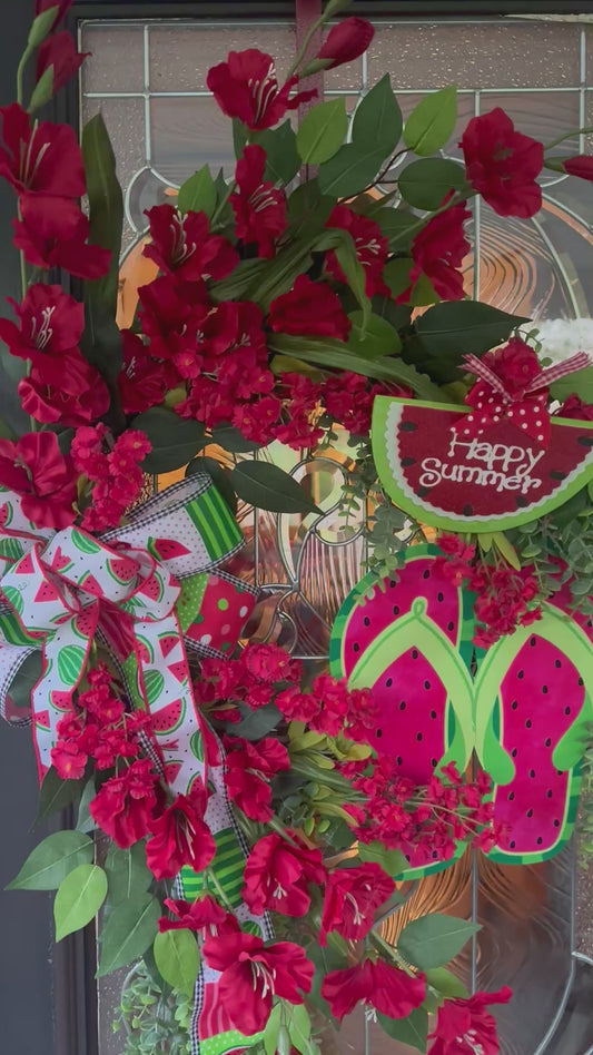 Watermelon Wreath
